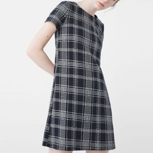 Mango printed shift dress size small